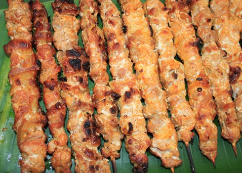 Thịt heo rừng nướng
