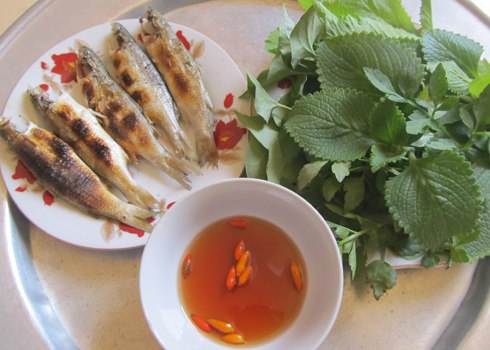 Cá đối nướng