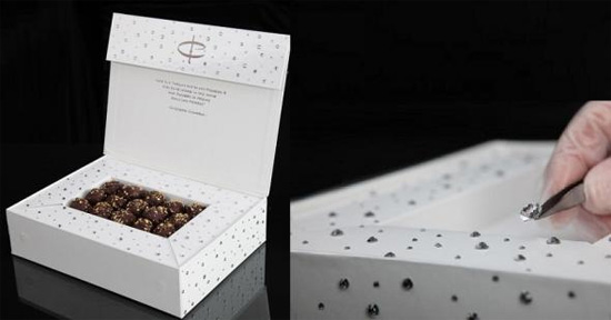 Chocolate Amedei đựng trong hộp Swarovski 