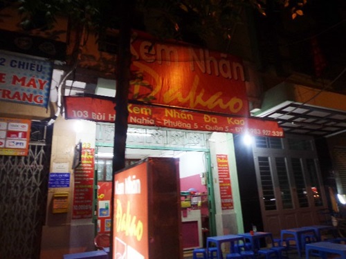 Quán kem mới mở ở số 103 Bùi Hữu Nghĩa, phường 5, quận 5
