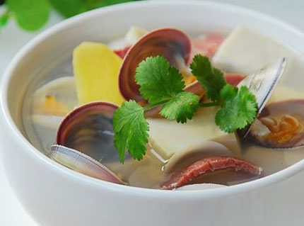 Món canh ngao lạ miệng