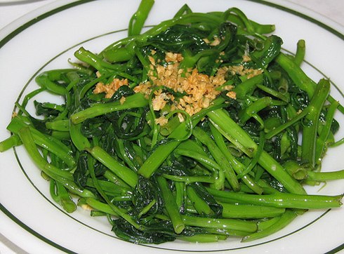 Rau muống xào