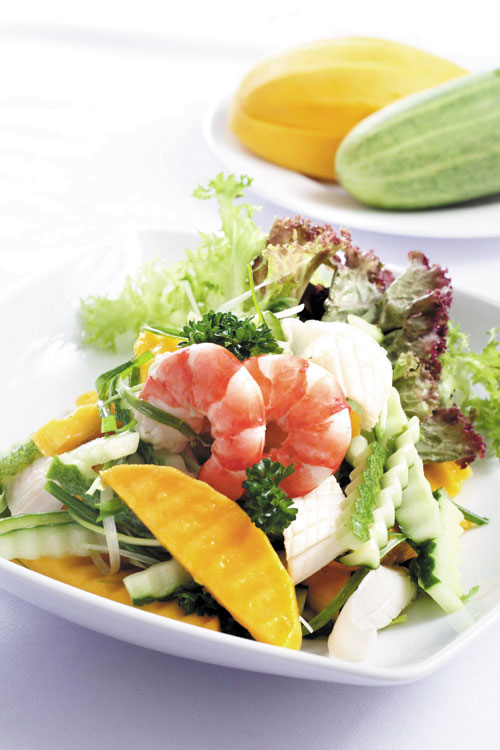 Salad xoài hải sản