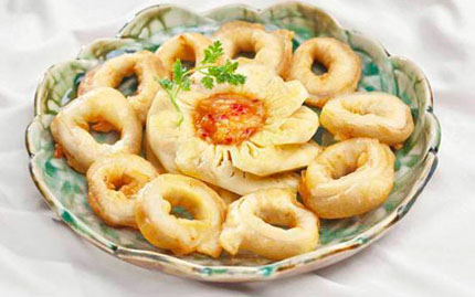 Mực xốt dứa