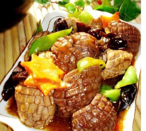 Tim bầu dục xào độc đáo