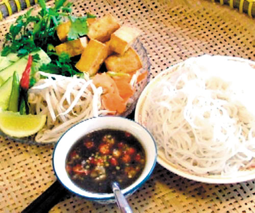 Bún đậu mắm tôm