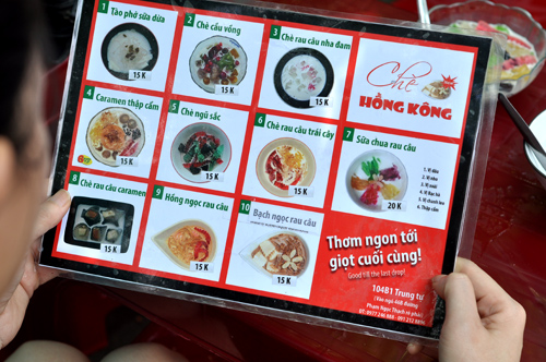 Các món chè ngon lạ, đẹp mắt khu Trung Tự