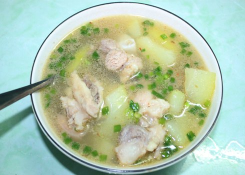 Canh đu đủ