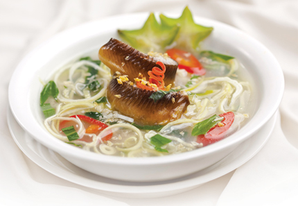 Canh lươn nấu bắp chuối hột