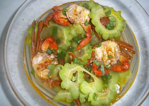 Canh rạm đồng khổ qua