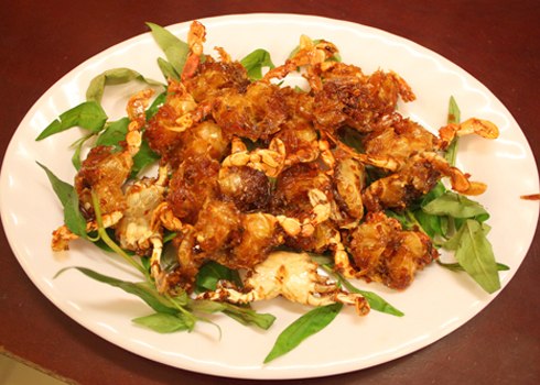 Cua sữa rang muối