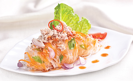 Gỏi miến thịt băm