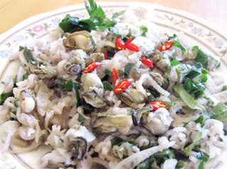 Hàu um chuối cây