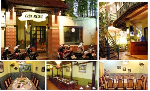 Các món ăn, đặc biệt là các món nướng được chế biến tinh tế, bày trí cầu kỳ, hấp dẫn.
