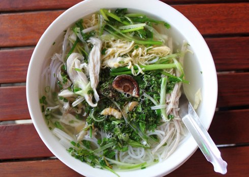 Bún thang.