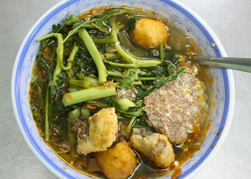 Bánh đa cua Hải Phòng.