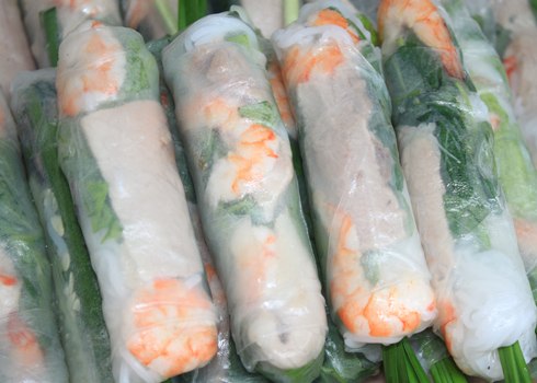 Gỏi cuốn, món ăn đặc trưng của Nam bộ.