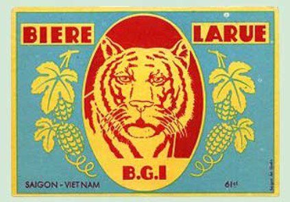 Nhãn bia La De Trái thơm từng rất được yêu thích. Gọi là "La De Trái thơm" vì trên nhãn là hình đầu con cọp vàng ở giữa - hai bên có tràng hoa houblon (là loại hoa tạo nên vị nhẫn đắng của bia). Vì tràng hoa có hình như trái thơm nên gọi là Le De Trái thơm luôn.
