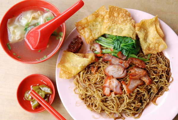 Mỳ hoành thánh (Wonton Mee)
