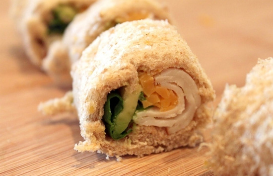 Sushi bánh sandwich.