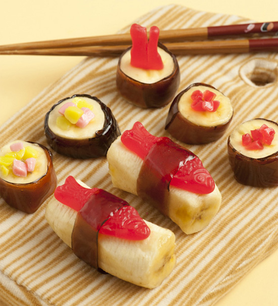 Sushi chuối.