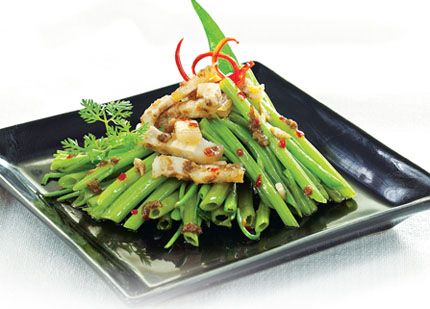Rau muống xào mắm ruốc