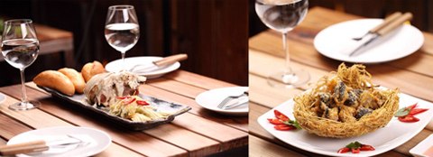 Món ăn đặc trưng của các quốc gia - đùi heo chiên giòn kểu Đức & ếch chiên rơm.