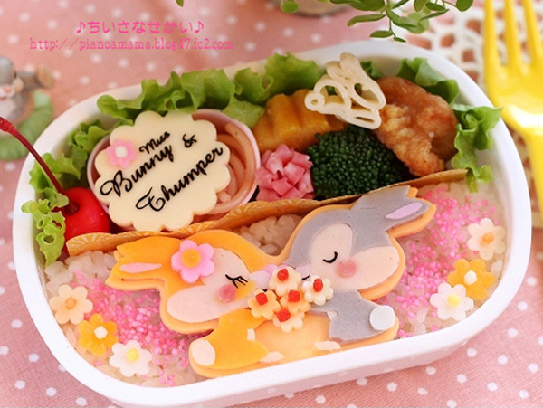 Hộp cơm ngọt ngào lấy cảm hứng từ bộ phim hoạt hình "Bambi".