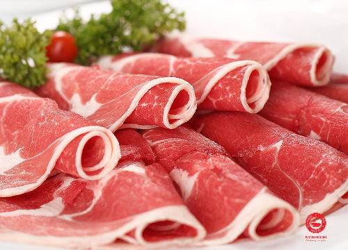 Thịt bò ăn lẩu tại Kichi Kichi.
