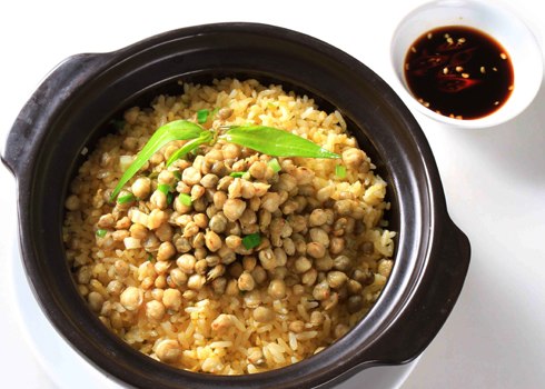 Cơm chiên hến