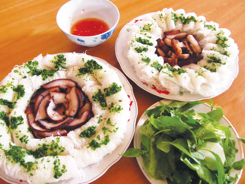 Dân dã như bánh hỏi