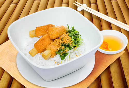 Bún chạo tôm
