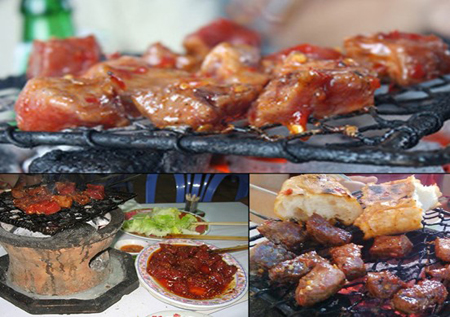 Bò nướng khói lửa