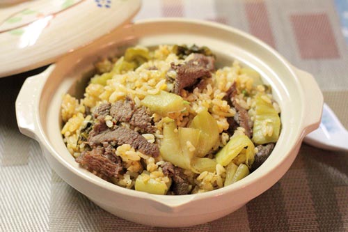 Cơm rang dưa bò 