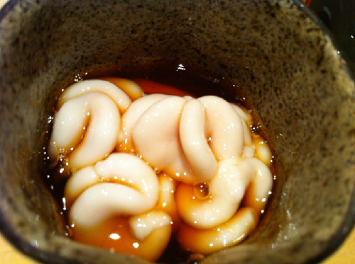 Món Shirako của Nhật.