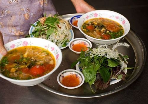 Bún ốc chợ Đồng Xuân. Ảnh: FB