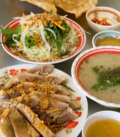 Cháo vịt Thanh Đa rất nổi tiếng