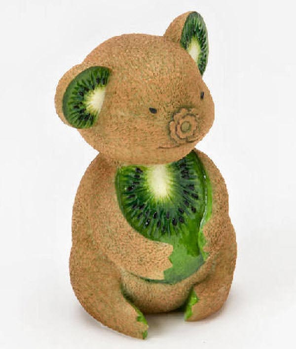 Chú gấu túi koala làm từ kiwi giống thật quá!