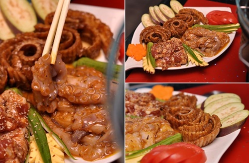 Cả 2 đĩa đều rất lớn và đầy đặn.