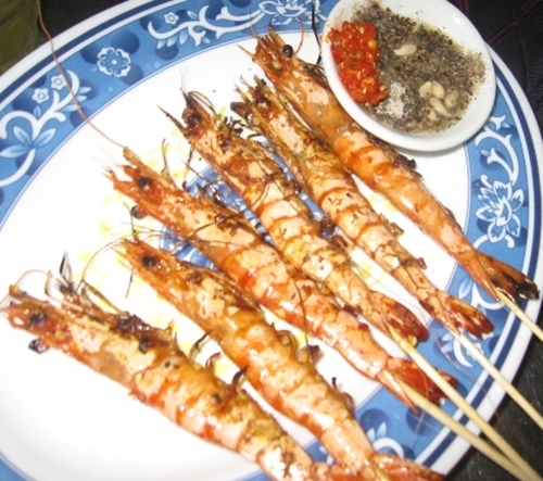 Chỉ có món tôm nướng là trên 10k thôi