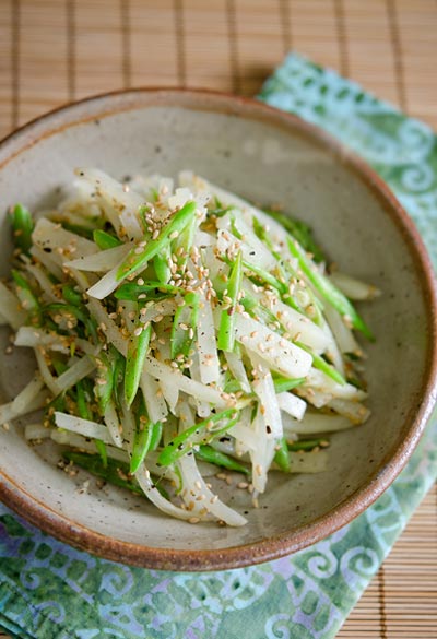 Khoai tây xào đỗ 