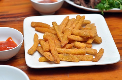 Khoai lang chiên.
