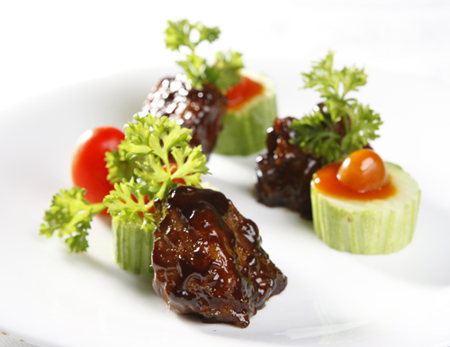 Sườn sốt cà phê