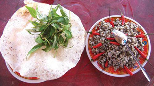 Chắt chắt bánh tráng