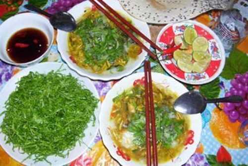 Cháo lươn xanh bổ dưỡng