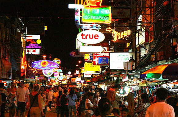 Đường Khaosan và Bang Lamphu