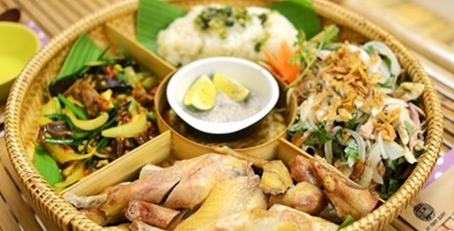 Thị gà 3 món