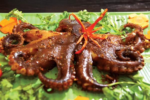 Bạch tuộc nướng