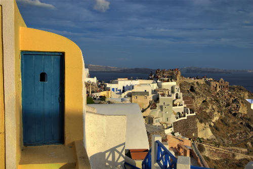 Santori là thiên đường mơ ước của nhiều người. Ảnh: greekreporter.