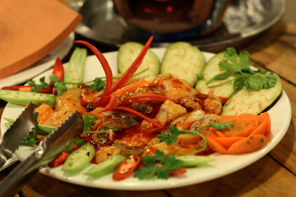 2. Mực nướng ngói